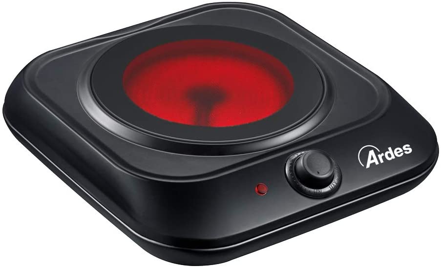 foto del prodotto piastra vetroceramica ardes ar1f401 singola fornello elettrico in vetroceramica