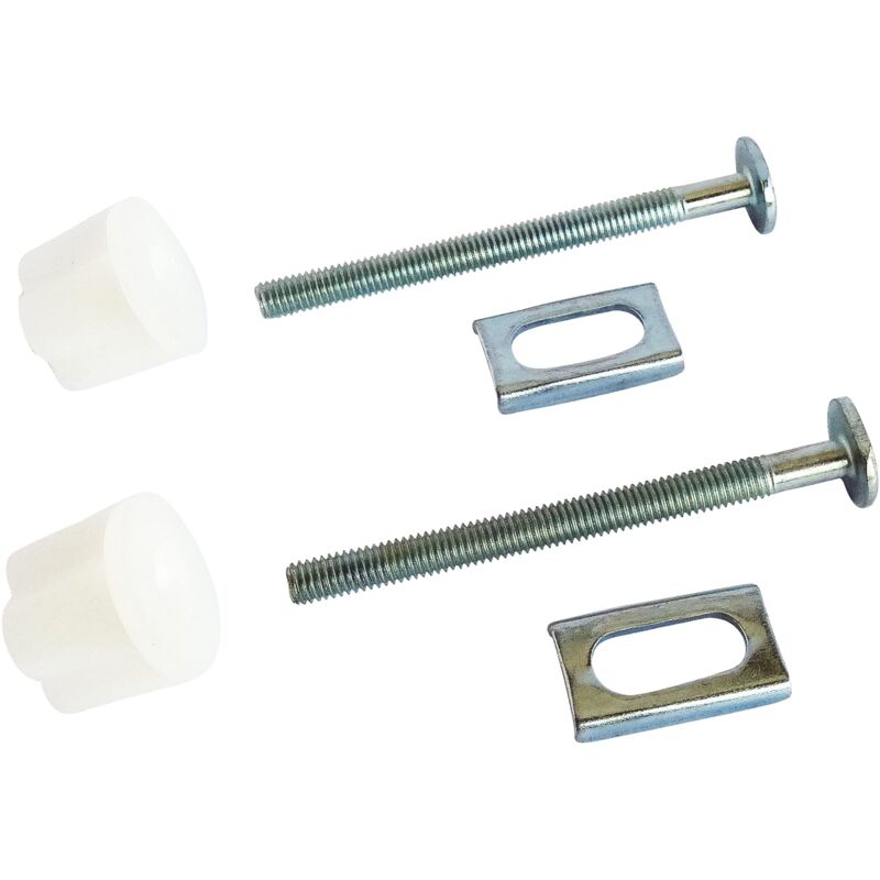 foto del prodotto piastre flap fissazione wc 2 metallo e due dadi lunghezza 75 millimetri somatherm for you