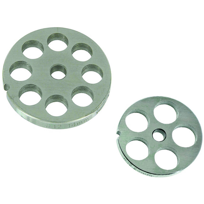 foto del prodotto piastre in acciaio inox per tritacarne elettrici n 22 foro mm.16