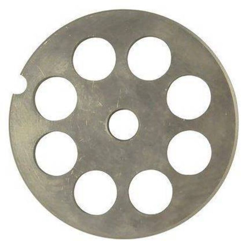 foto del prodotto piastre in acciaio inox per tritacarne elettrici reber - misura 22 f.mm.16