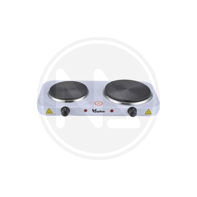 foto del prodotto piastre piastra elettrica 2 fuochi clara 2500w 2 piastre in ghisa mm. 185