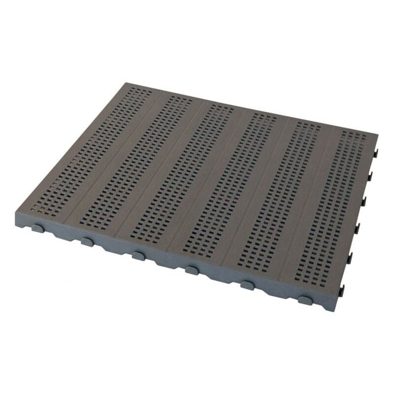 foto del prodotto piastrella in plastica da esterno e giardino 60 x 60 cm forata equivalente a 1,5 m2. pezzi 4