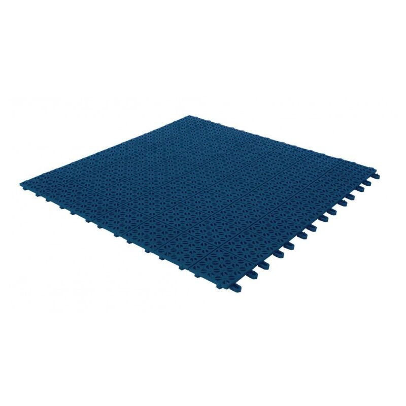 foto del prodotto piastrella singola flessibile in plastica 55,5 x 55,5 cm da esterno e giardino. drenante e autobloccante