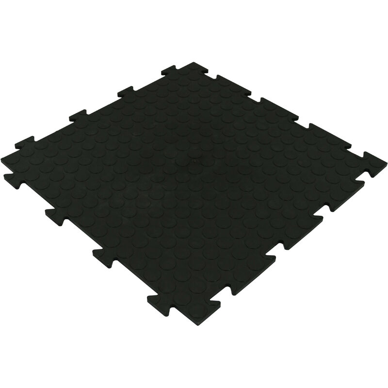 foto del prodotto piastrelle 1mq bolle in pvc morbida componibile antiscivolo copertura magazzini packaging 1 mq 4 pz. 500x500x8mm 