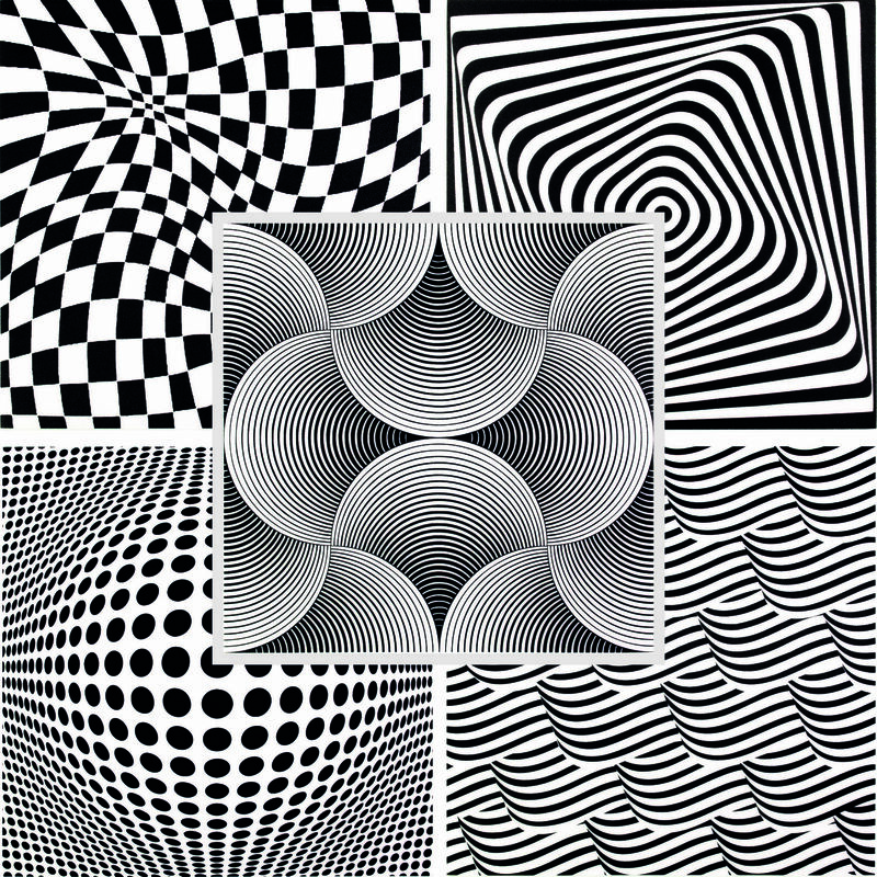 foto del prodotto piastrelle da soffitto effetto panoramico xps 50x50cm hexim nero disco black, 2 metri quadrati