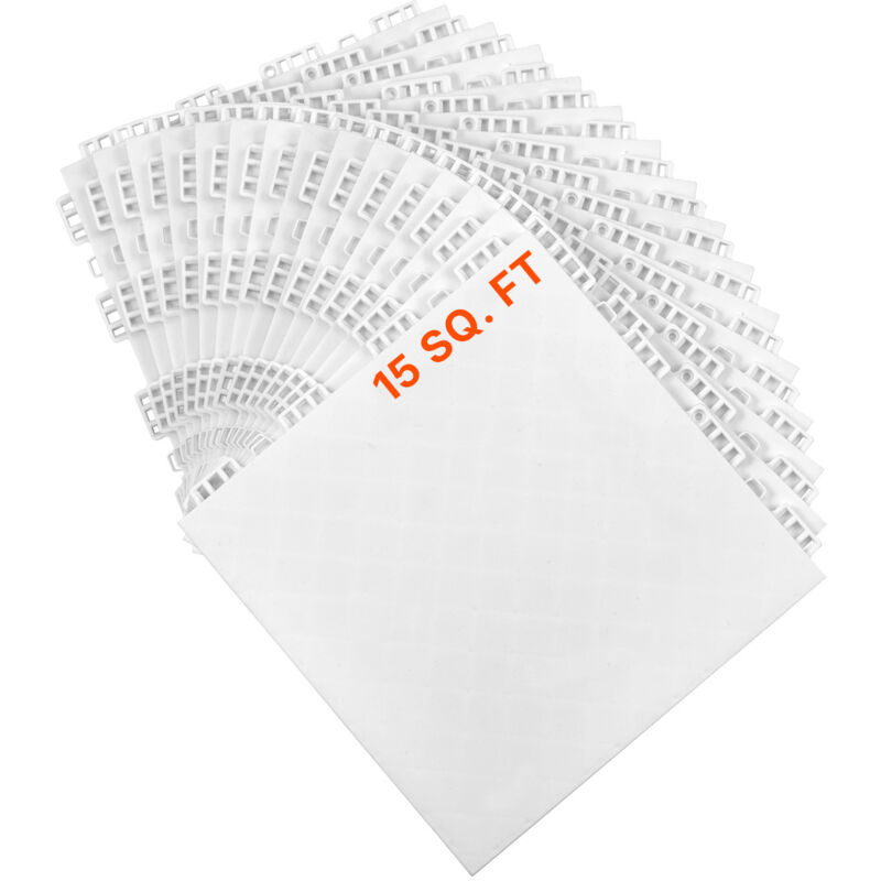 foto del prodotto piastrelle dryland per pavimento da hockey 12 x 12 pollici 15 pezzi ad incastro, superficie di allenamento versatile, pista da ballo, tavola da tiro