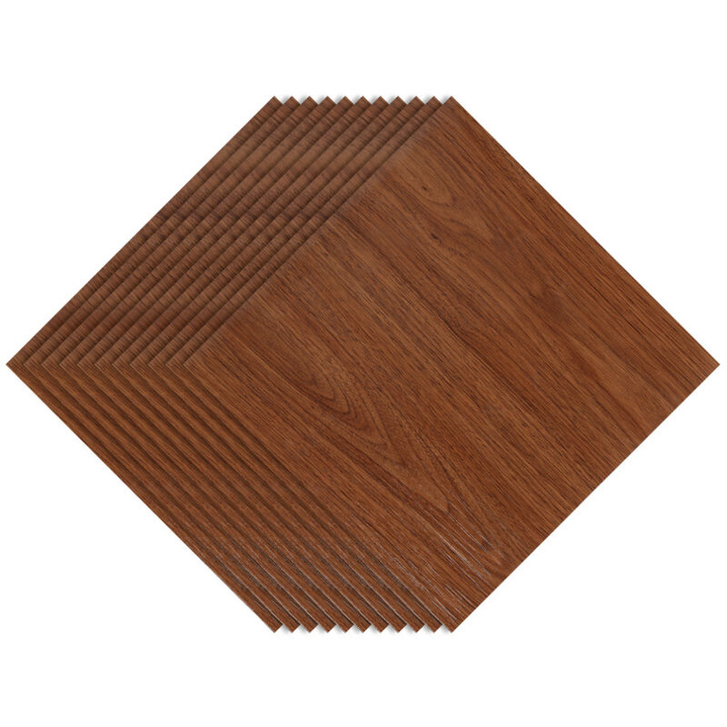 foto del prodotto piastrelle per pavimenti in pvc adesivo 4 scatole da 44 piastrelle viniliche autoadesive colore legno ca.4 m randaco