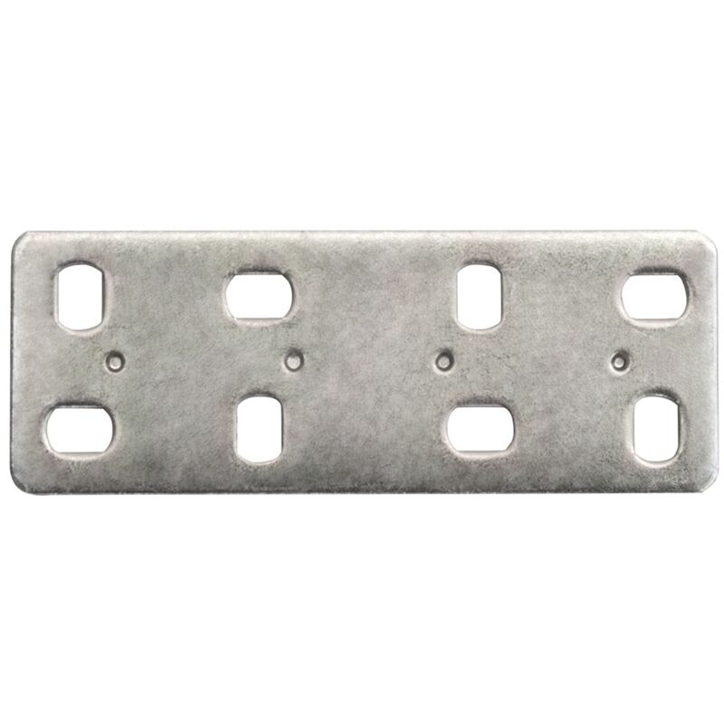 foto del prodotto piastrina di giunzione dritta asolata 100 x 30 spessore 2 mm. - 4 pz.