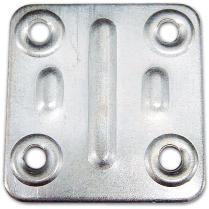 foto del prodotto piastrina giunzione 40x40mm zincata