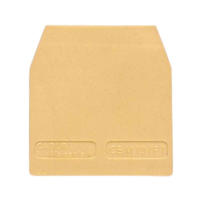 foto del prodotto piastrina terminale cabur per morsetto 70 beige cb811