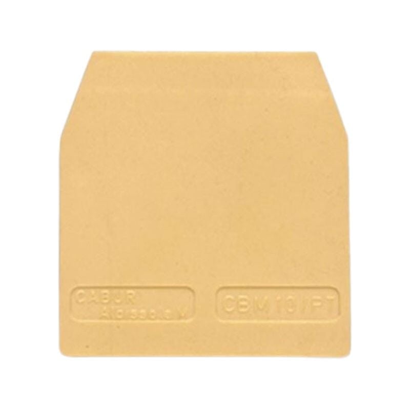 foto del prodotto piastrina terminale cabur per morsetto das.4 beige ds101