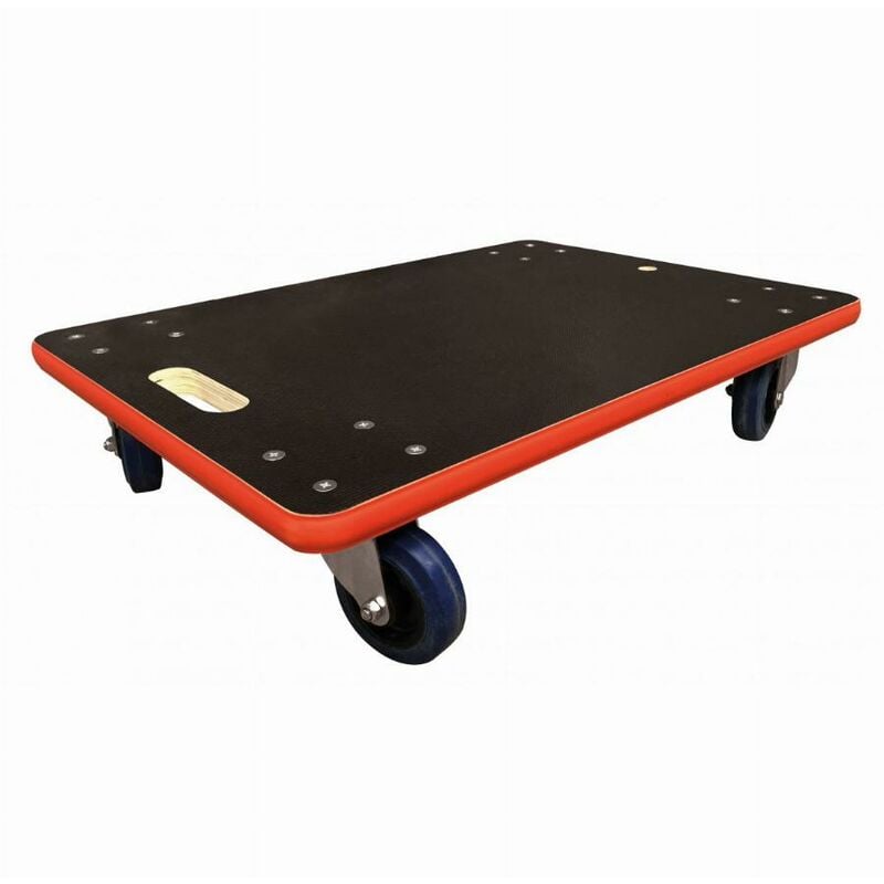 foto del prodotto piattaforma 450 kg stockman spessore 27 mm ruota di gomma 700x500 mm 450 kg pb31l
