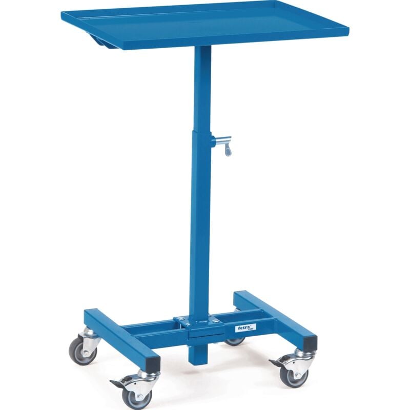 foto del prodotto piattaforma di carico del supporto materiale l605xw405mm altezza regolabile 720 995mm mobile blu brillante