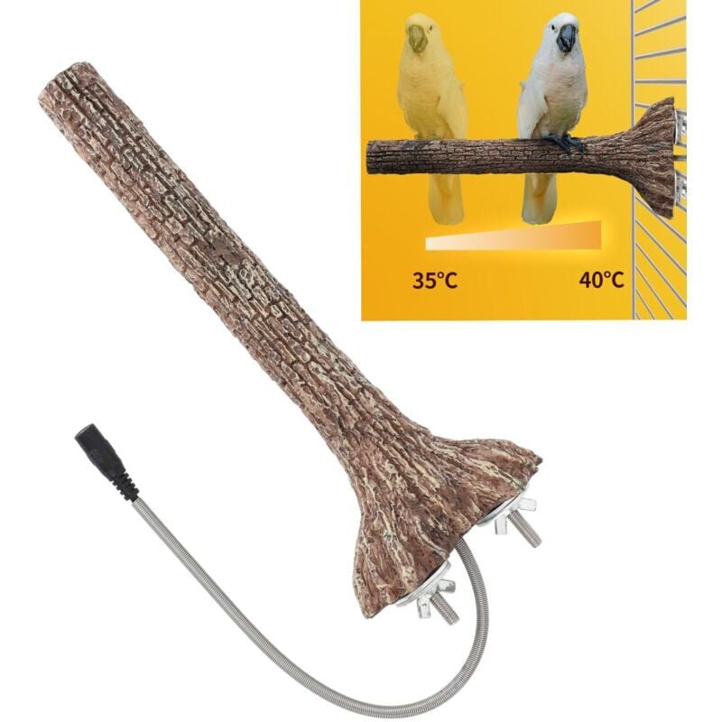 foto del prodotto piattaforma riscaldante per posatoi per uccelli, temperatura costante da 5 w, sicura per piccoli animali domestici, accessori per gabbie, giocattoli
