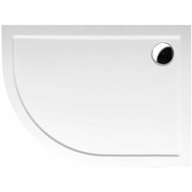 foto del prodotto piatti doccia piatto doccia rena r, 100x80 cm, r550, dx, bianco 76511 polysan