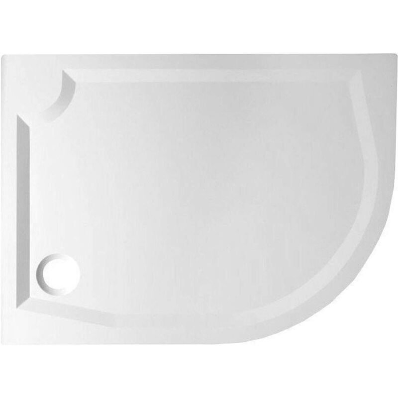 foto del prodotto piatti doccia piatto doccia riva, 100x80 cm, sx, bianco gr10080l gelco