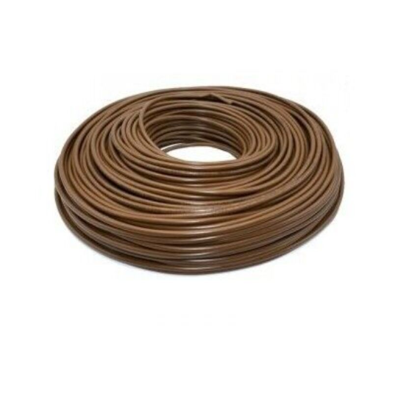 foto del prodotto piattina costa stretta besser cavi 2x0,35mm da 100m marrone frw 2 2x0,35 mar