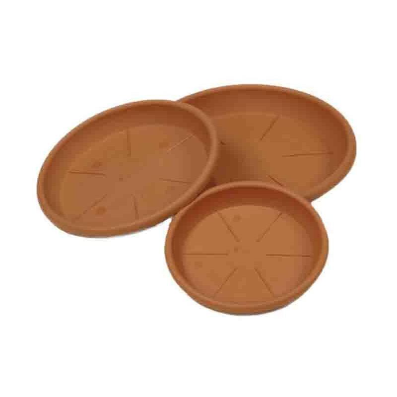 foto del prodotto piattino di terracotta 26cm polipropilene robusto giardino e interni