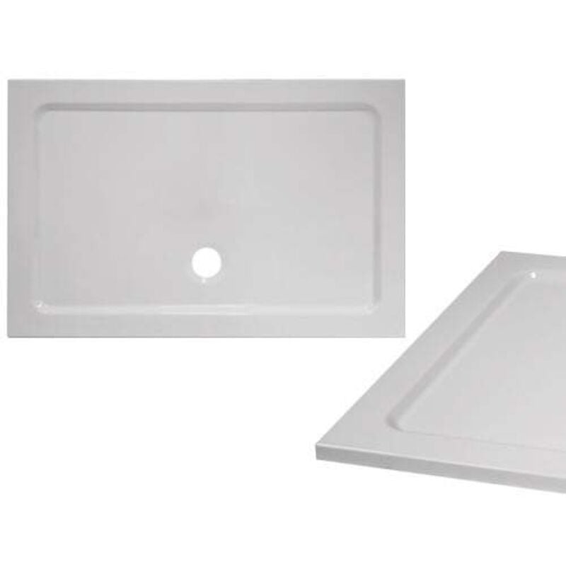 foto del prodotto piatto doccia 120x80 cm in tecnopolimeri riciclabili slim e ultra resistenti brixo