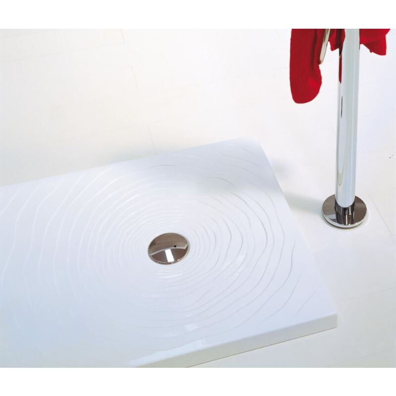 foto del prodotto piatto doccia 70 100 water drop flaminia colore bianco lucido