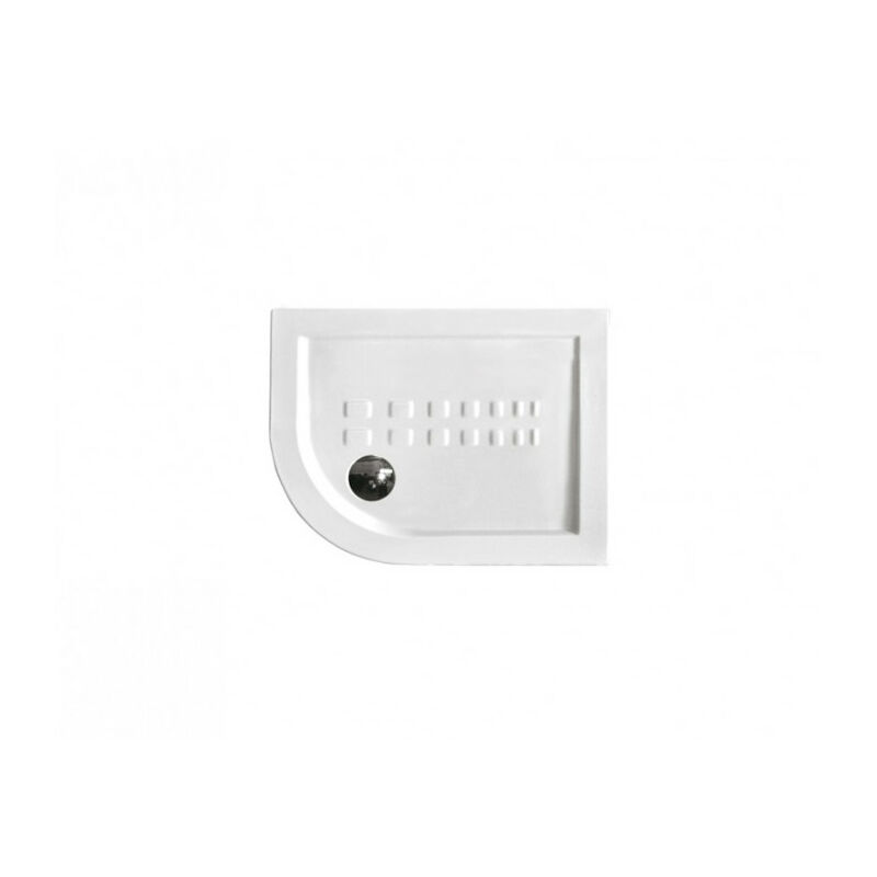 foto del prodotto piatto doccia 72x90 h.5 5 angolare sinistro in ceramica bianco