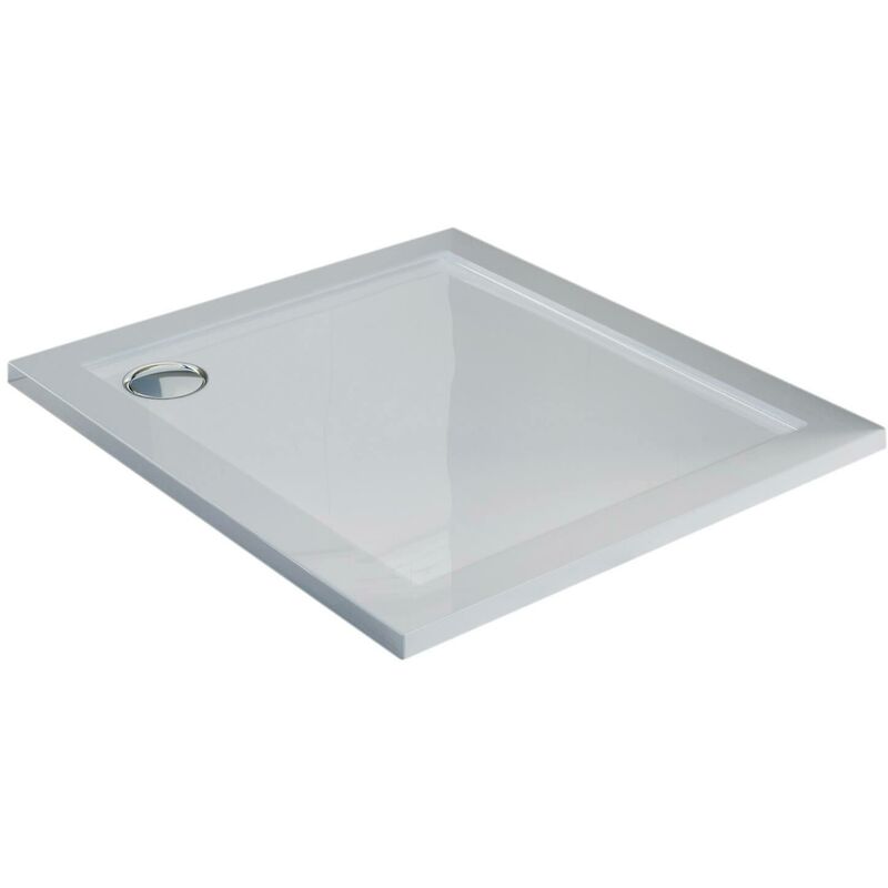 foto del prodotto piatto doccia 75x75 cm in acrilico fosterberg floret 2 bianco lucido