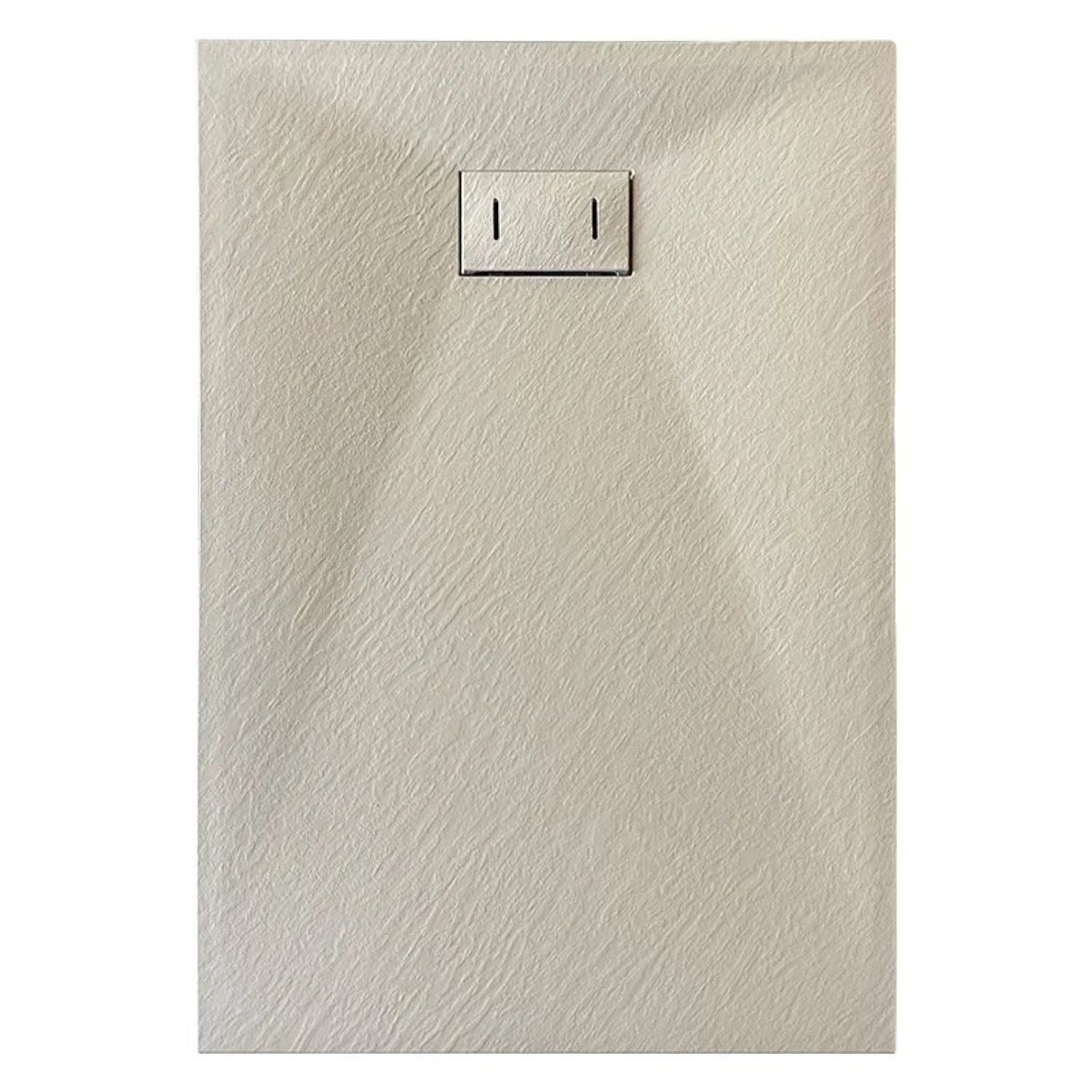 foto del prodotto piatto doccia 80x100x2 6 cm tortora effetto pietra mod. strong