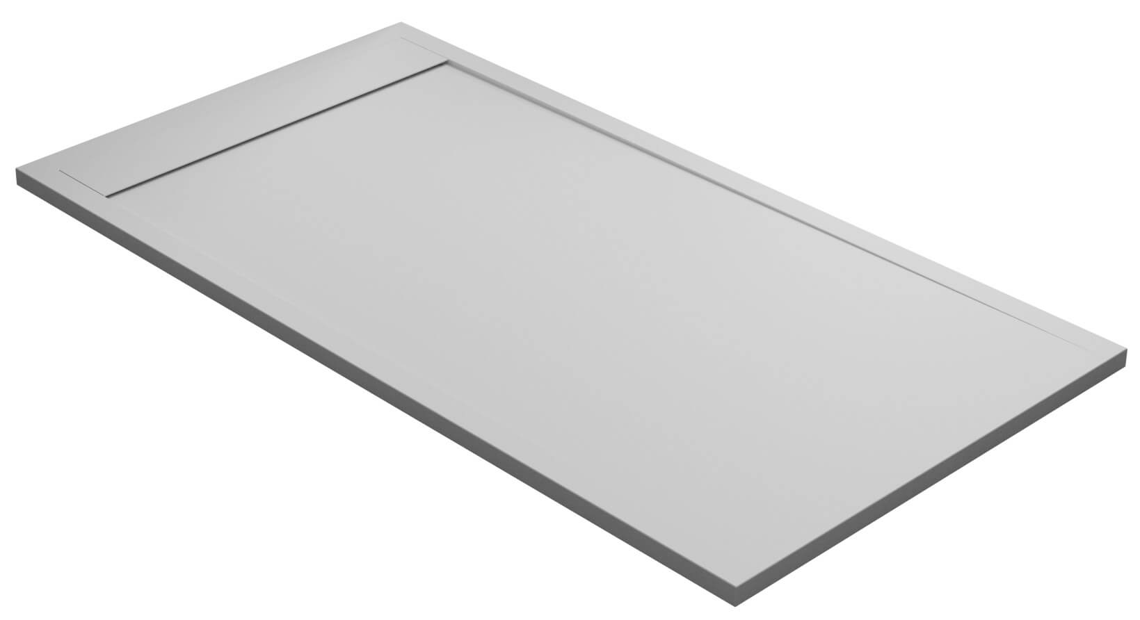 foto del prodotto piatto doccia 80x160 cm in pietra bonussi kamet bianco