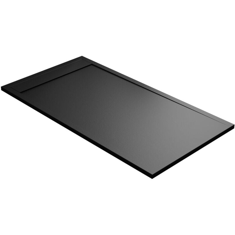 foto del prodotto piatto doccia 80x160 cm in pietra bonussi kamet nero