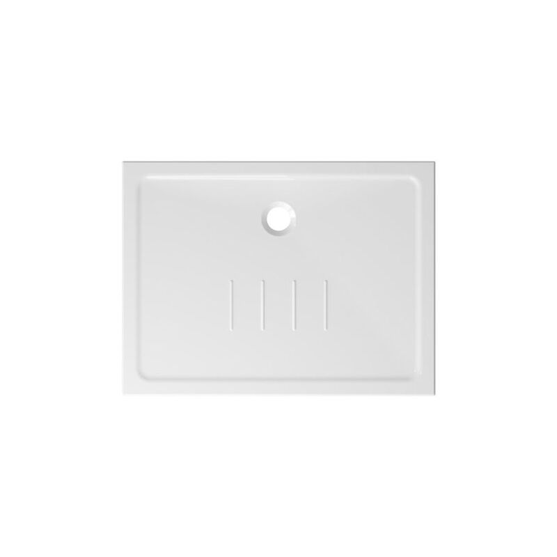 foto del prodotto piatto doccia 90x120 h.4 5 in ceramica bianco lucido docciaviva