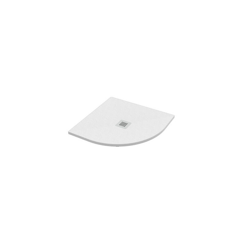 foto del prodotto piatto doccia 90x90 h.2,8 angolare in marmo resina effetto pietra