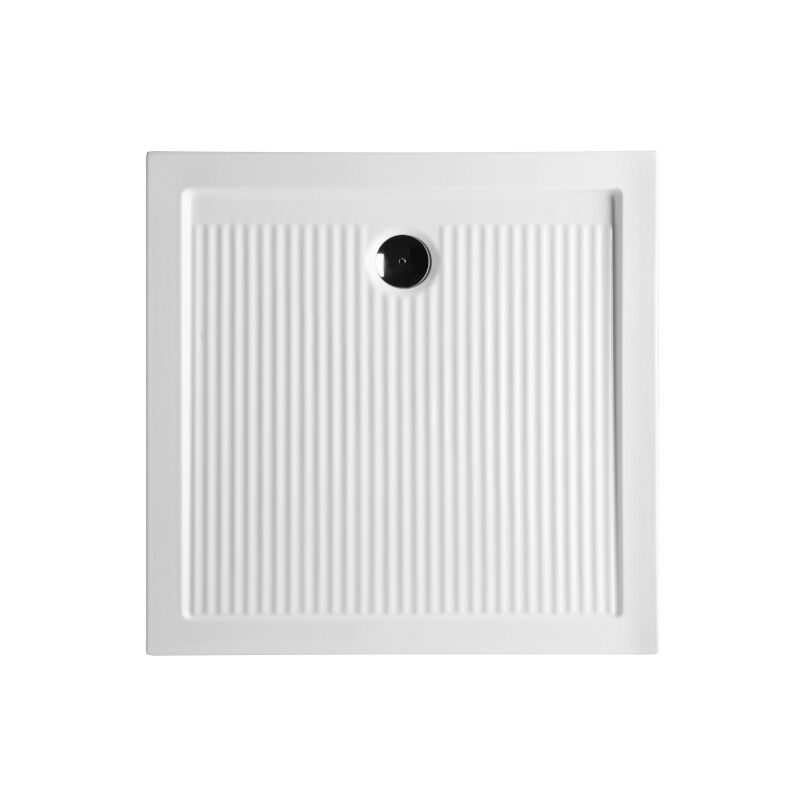 foto del prodotto piatto doccia 90x90 h.6 in ceramica bianco lucido ferdy di