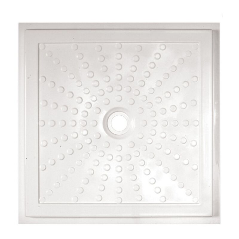 foto del prodotto piatto doccia a filo pavimento, in vetroresina 90x90 serie easy idral 15201 standard vetroresina