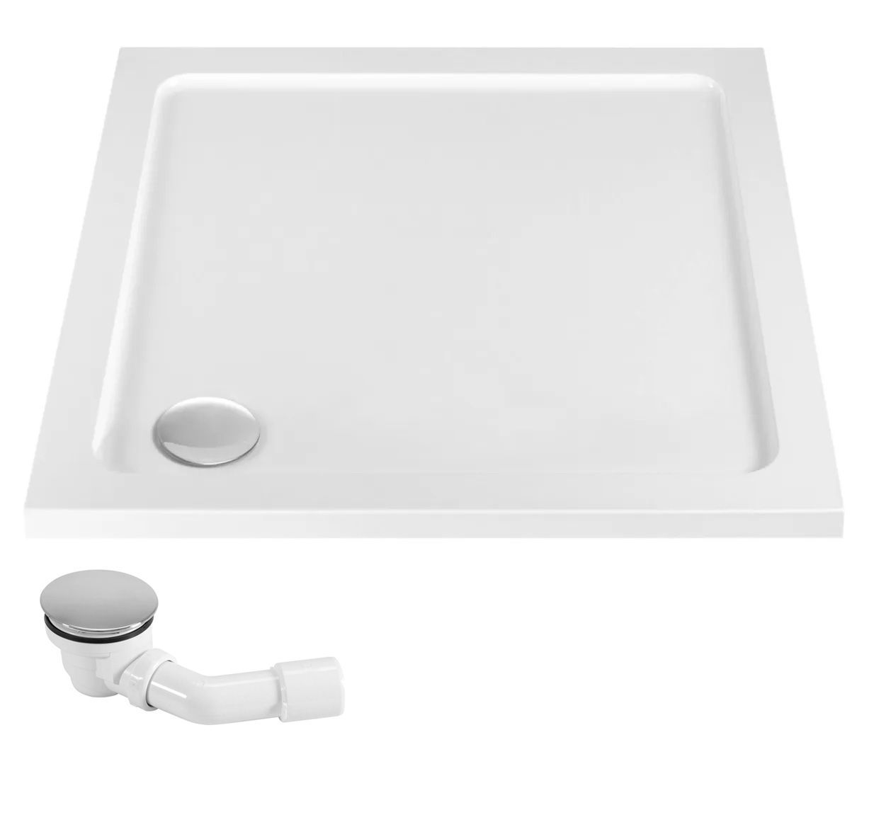 foto del prodotto piatto doccia acrilico rea savoy white 90x90