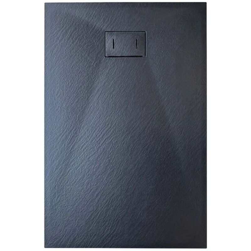 foto del prodotto piatto doccia antracite effetto pietra rettangolare mod. strong 80x140 cm