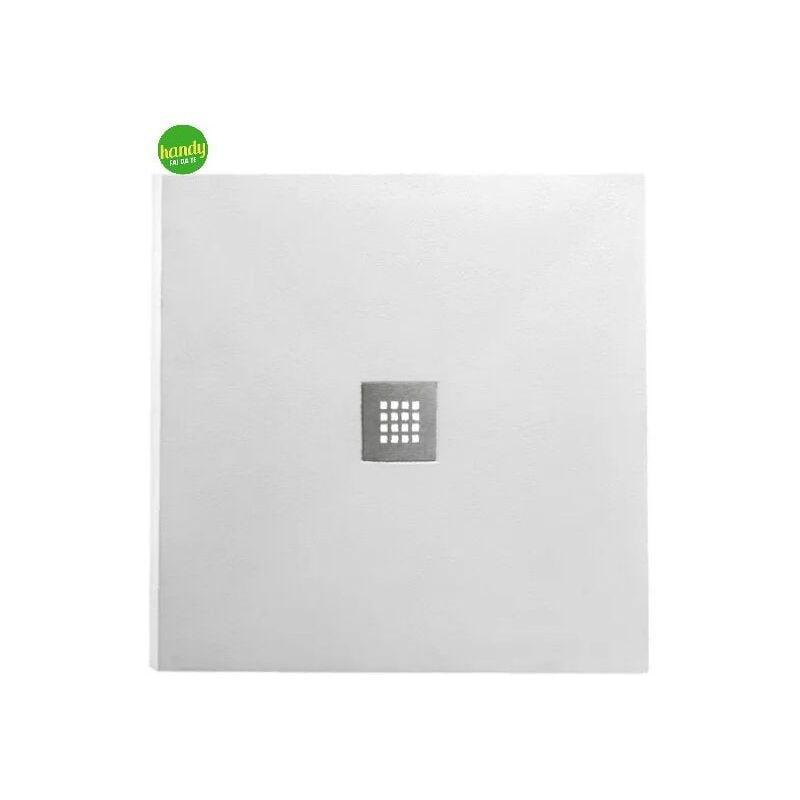 foto del prodotto piatto doccia barbottina 90x90cm h2,5 bianco