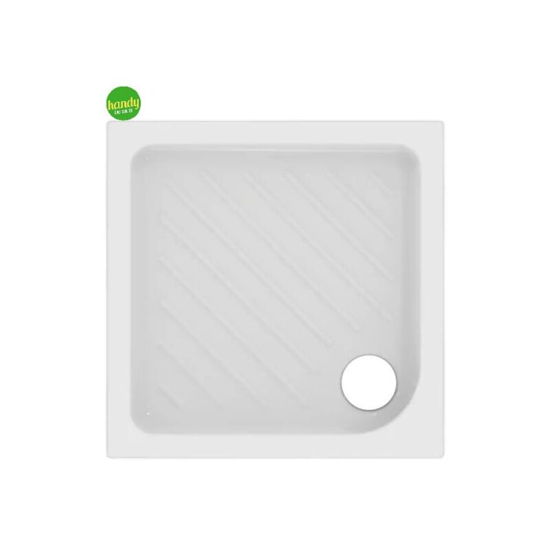 foto del prodotto piatto doccia gemma ceramica dolomite 80x80 h7 cm