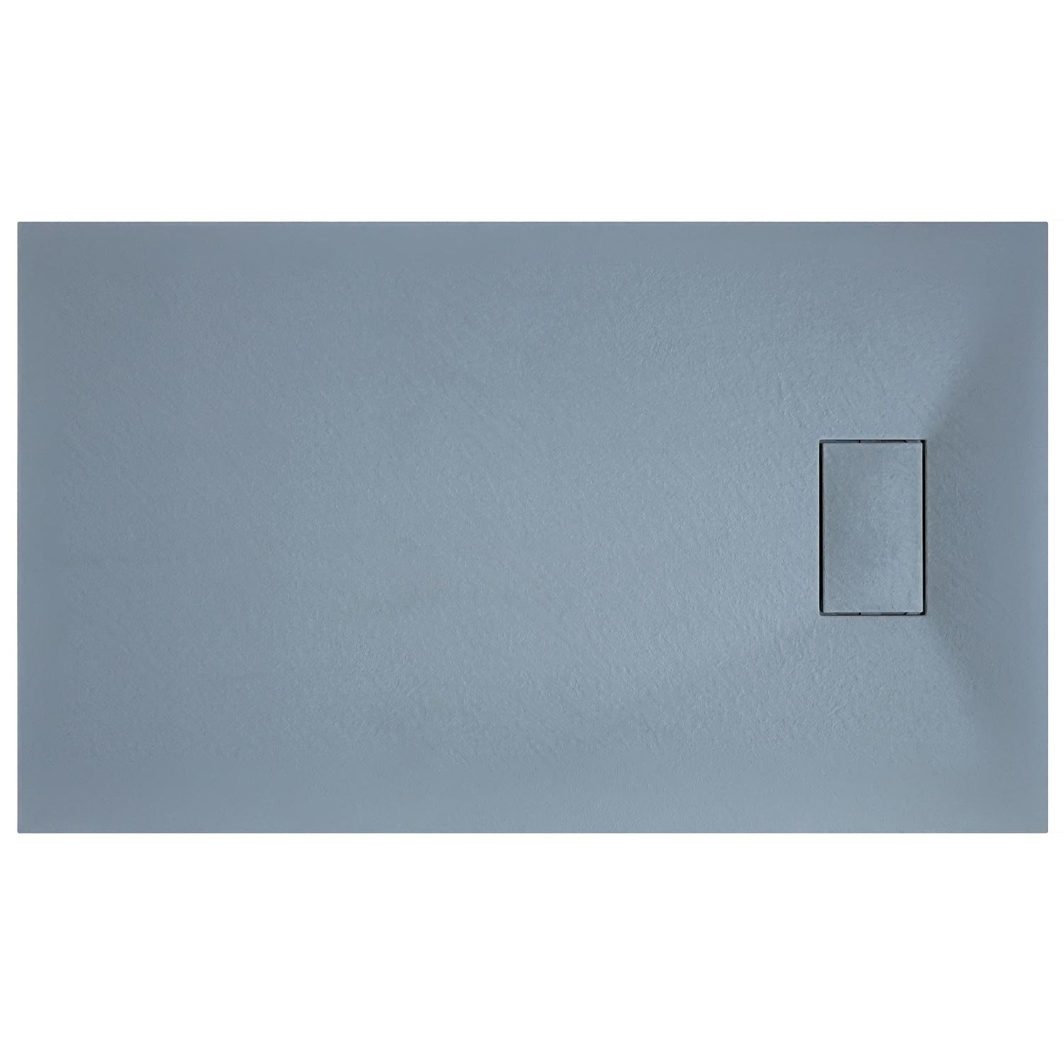 foto del prodotto piatto doccia grigio effetto pietra rettangolare mod. strong 90x180 cm