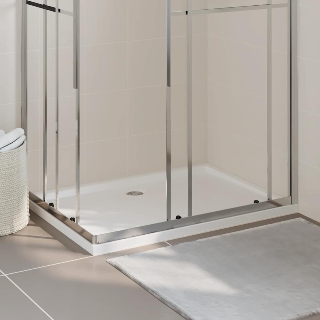 foto del prodotto piatto doccia in abs rettangolare bianco 80x110 cm