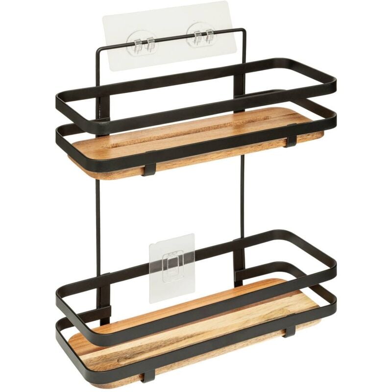 foto del prodotto piatto doccia in acacia a 2 livelli blackacia 5five
