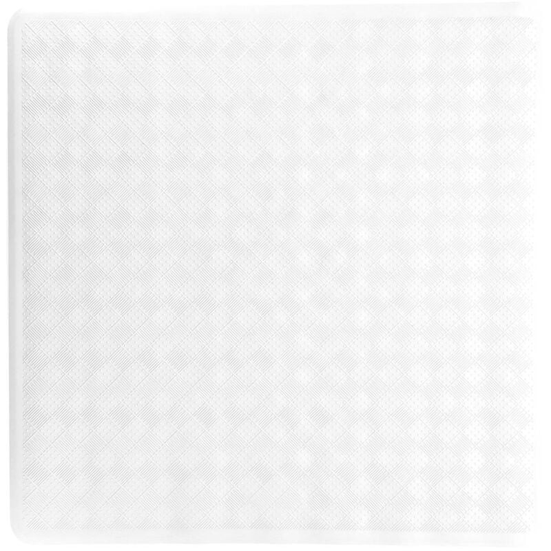 foto del prodotto piatto doccia in gomma naturale 53x53 cm bianco tendance