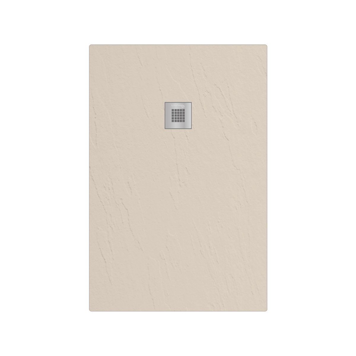 foto del prodotto piatto doccia in marmoresina rettangolare 70x90 cm sabbia finitura pietra estasi londra