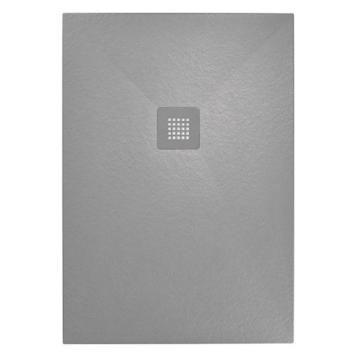 foto del prodotto piatto doccia in marmoresina rettangolare 80x120 cm cemento finitura pietra estasi londra