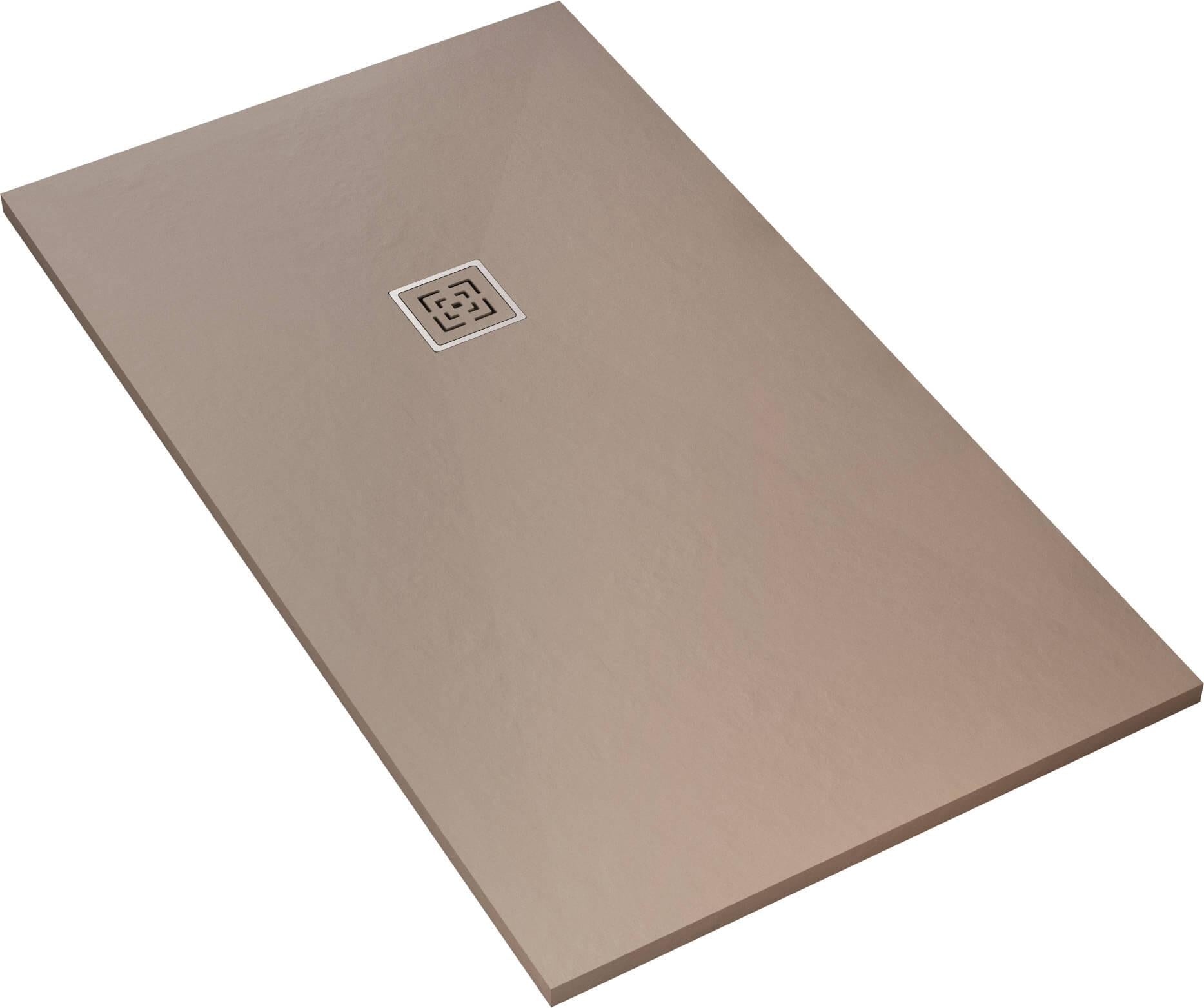 foto del prodotto piatto doccia in pietra 120x120 cm bonussi canton moka