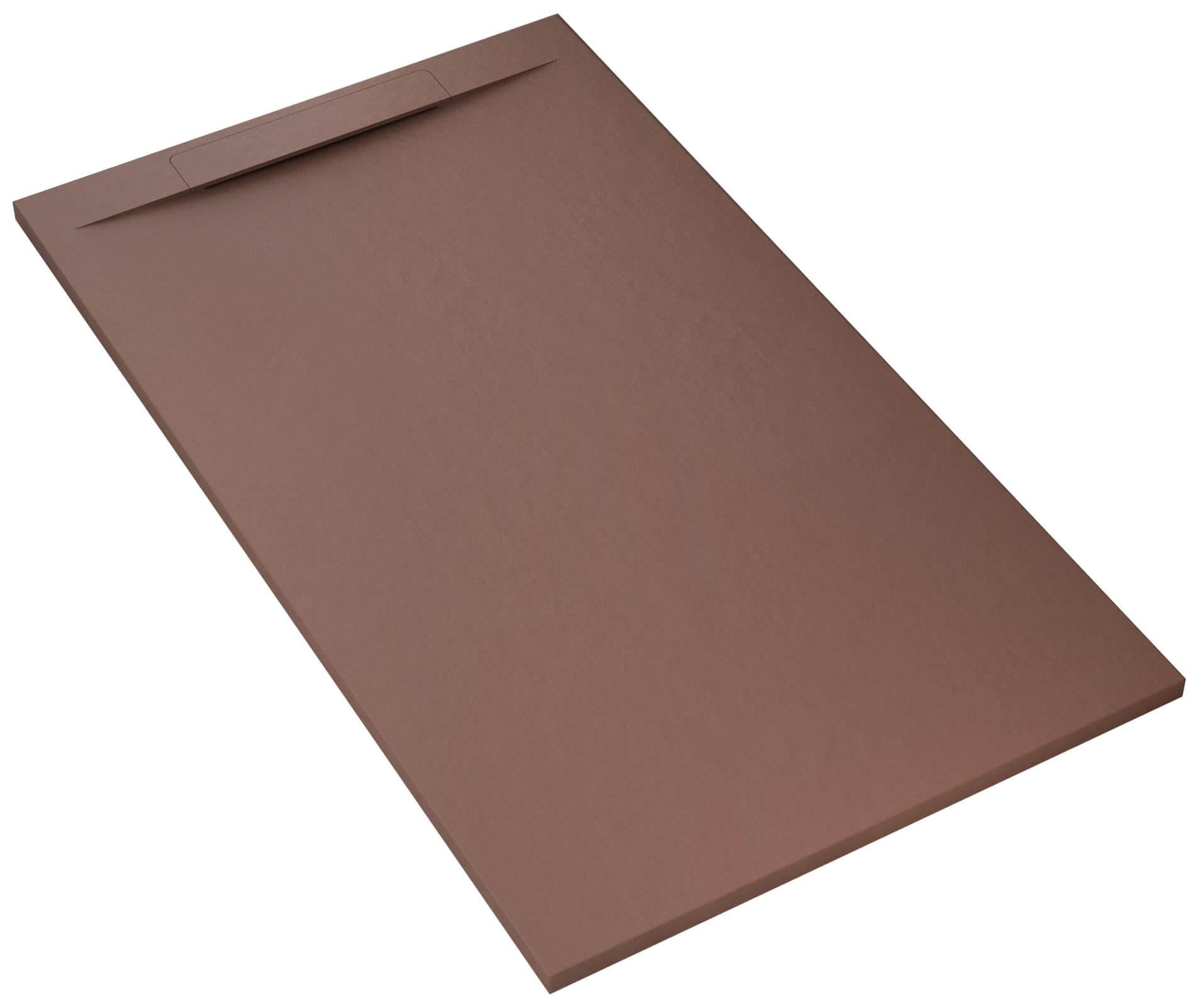 foto del prodotto piatto doccia in pietra 70x120 cm bonussi ardesia calcutta marrone
