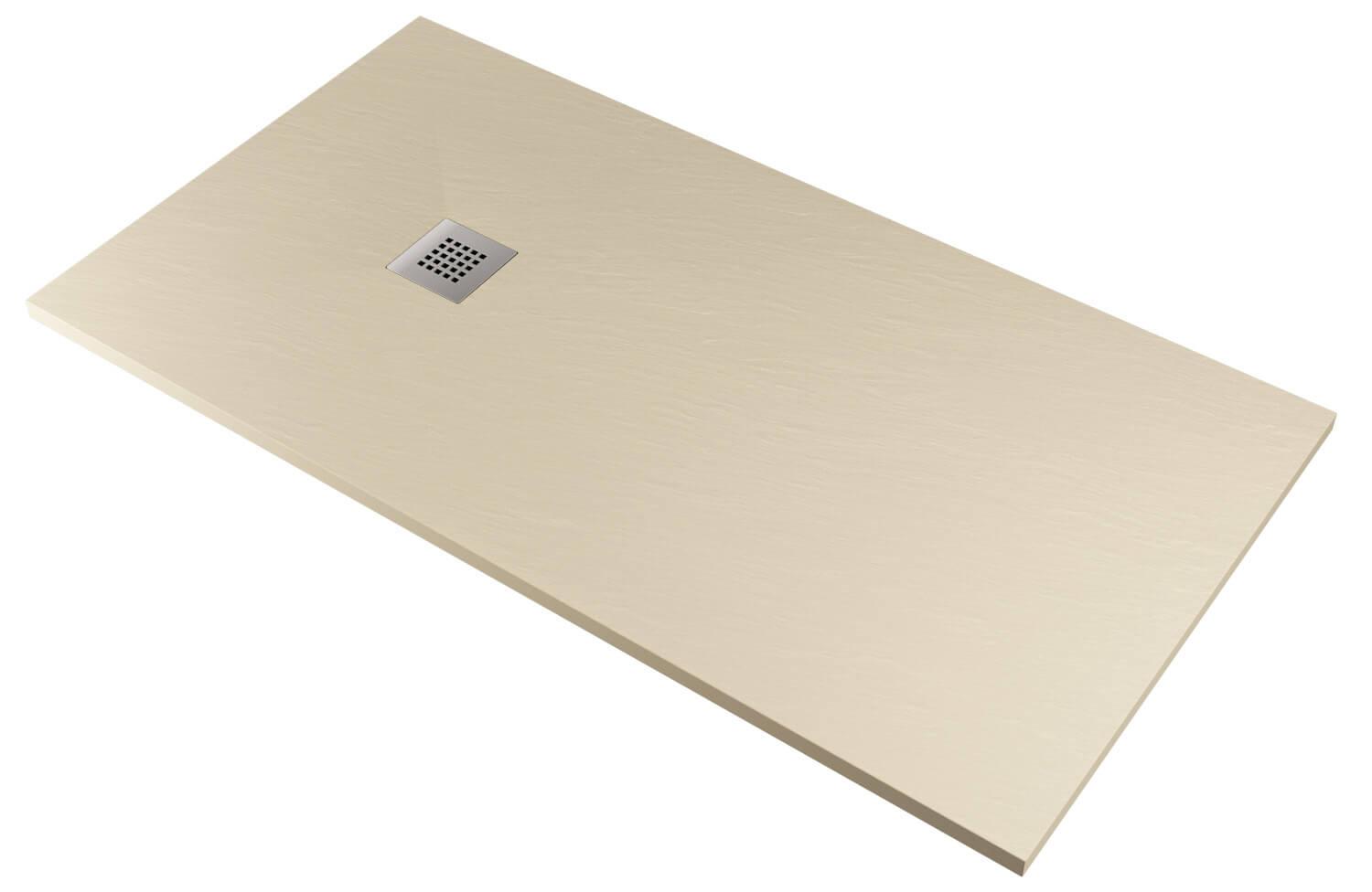 foto del prodotto piatto doccia in pietra 80x140 cm pedrinelli ardesia stone side beige