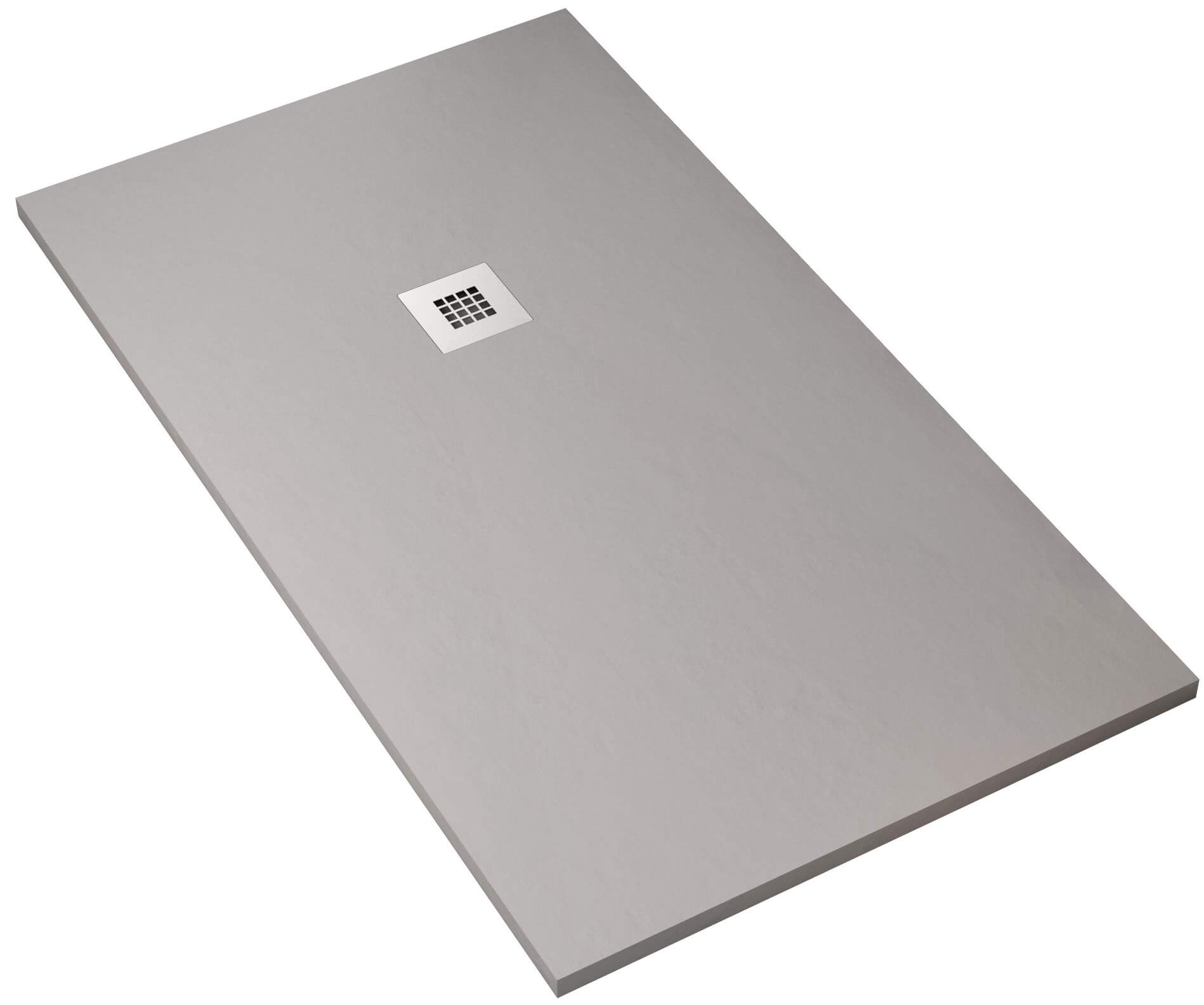 foto del prodotto piatto doccia in pietra bonussi everest grigio chiaro 70x80 cm