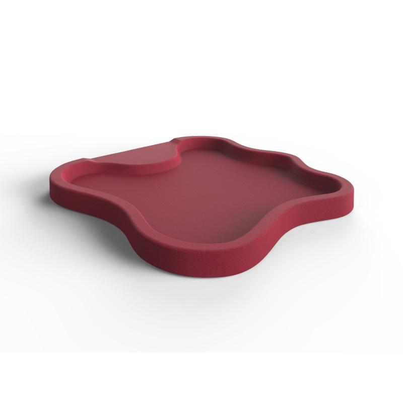 foto del prodotto piatto doccia in polietilene modello lake 107 x 103 cm colore rosso cv d108 3027