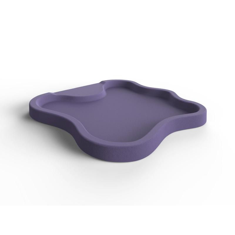 foto del prodotto piatto doccia in polietilene modello lake 107 x 103 cm colore viola cv d108 4005