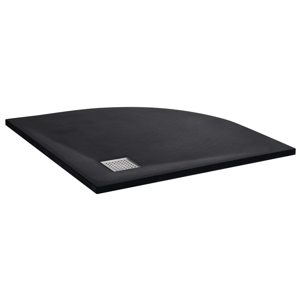 foto del prodotto piatto doccia in smc nero 90x90 cm cod mxl 68685
